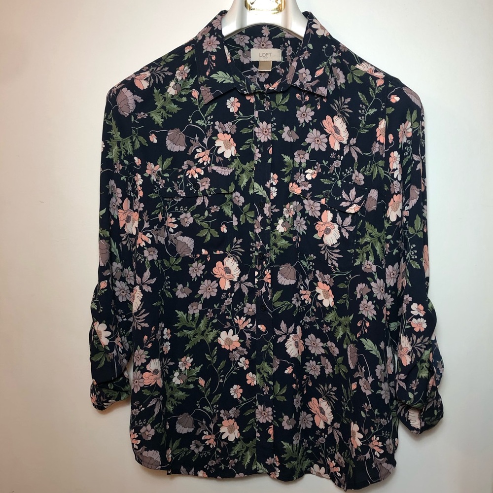 Banana Republic Floral Blouse